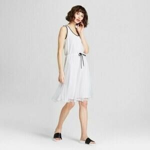 Hunter for Target Mesh A-Line White Dress S